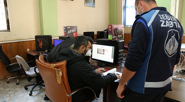 Serdivan'da İnternet Kafe ve Oyun Salonları Denetlendi
