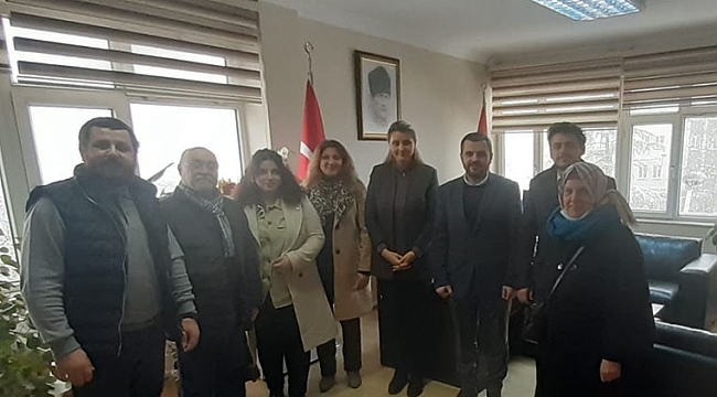 Aktaş'tan İlçe Emniyet Müdürü Özkan'a ziyaret